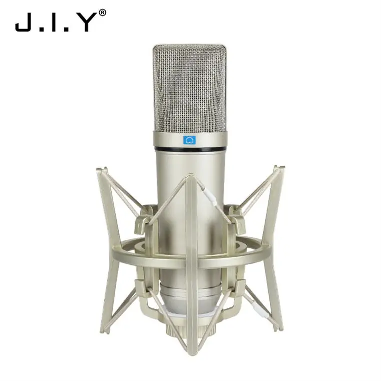 

U87 High Quality Studio Microphone Professional Audio Interface Recording Studio For Live Show, Champagne