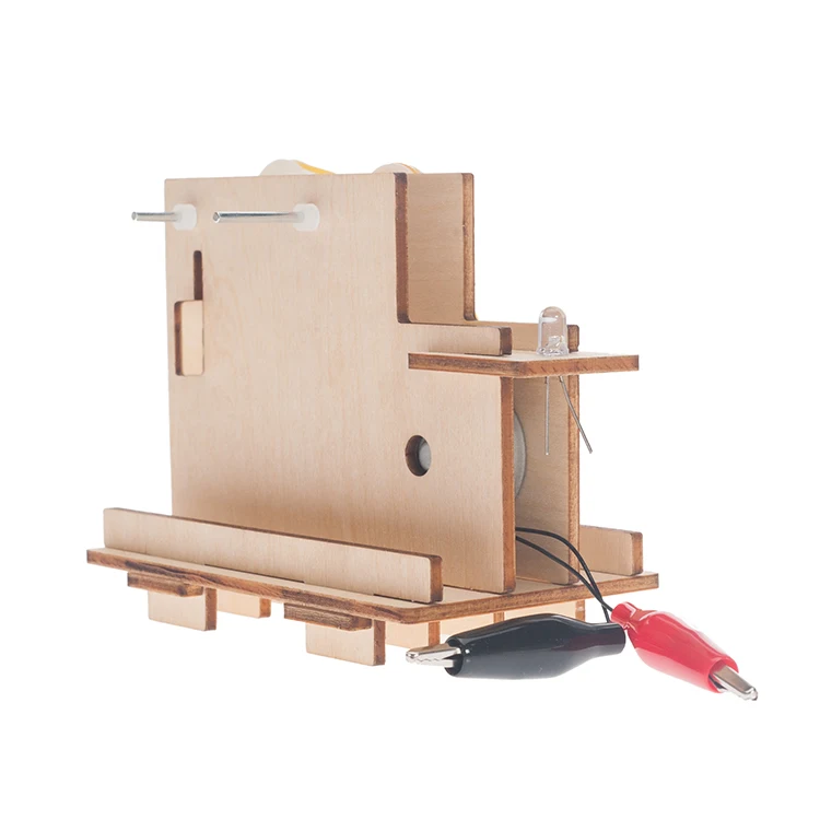 
DIY a Wooden Hand Generator Kit Educational Equipment for kids 