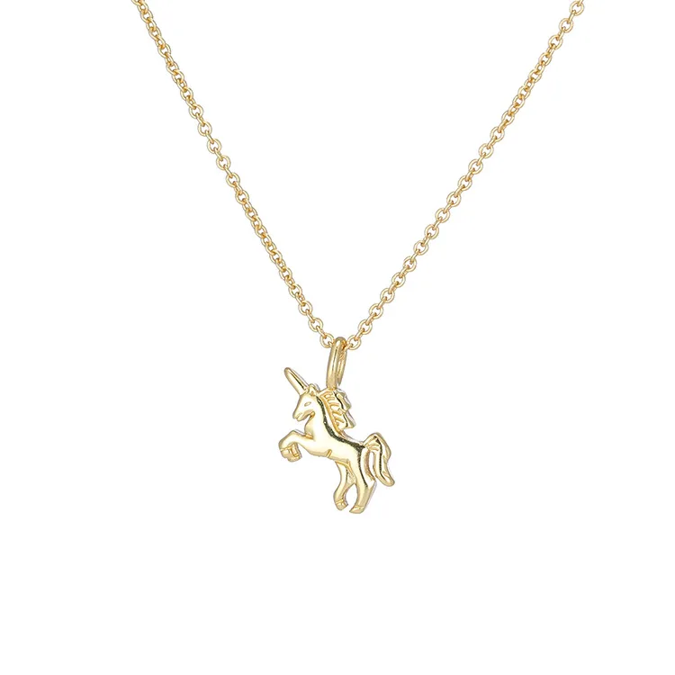 S925 Sterling Silver Necklace Wholesale Cute Trojan Lock Chain Korean Version of Simple Joker Sterling Silver Jewelry