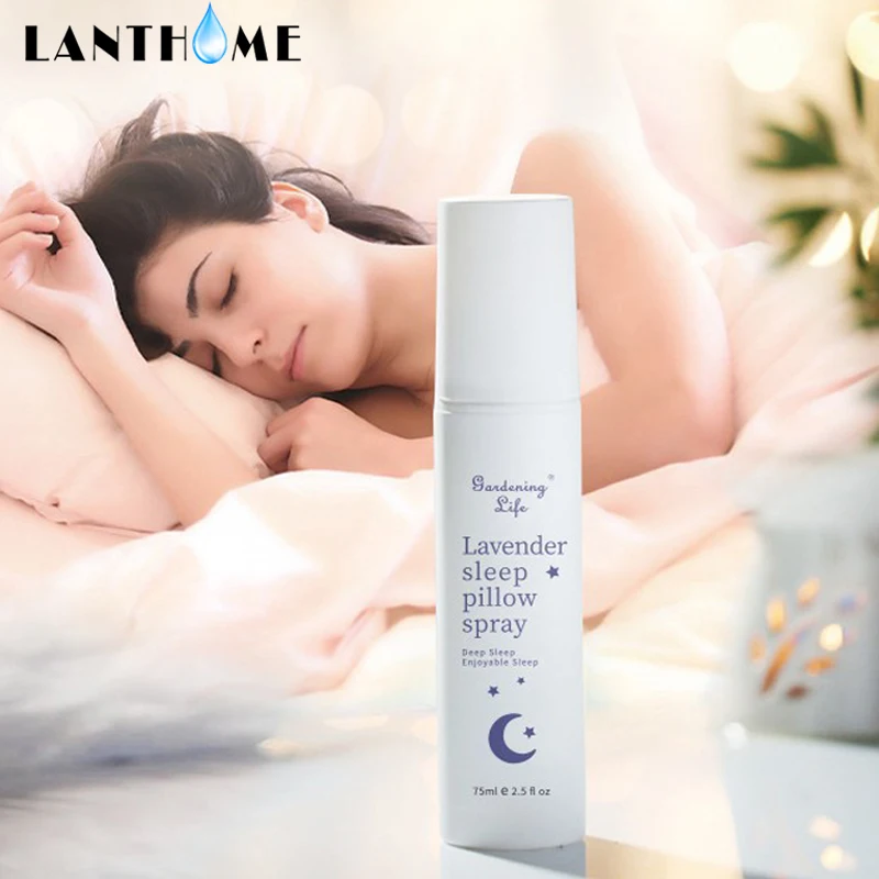 

Best Aromatherapy Calm Deep Sleep Mist Pillow Spray with Lavender Essential Oils 75ml Lavender Sleeping Spray Insomnia Therapy