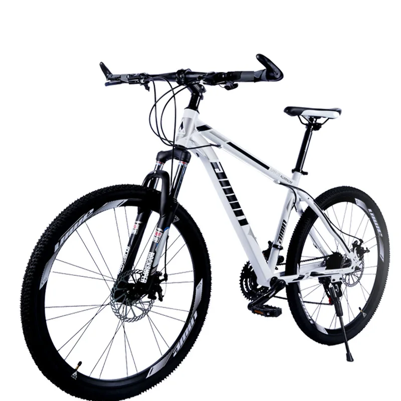 

Hot selling mountainbike mountain bike for fitness double disc high carbon steel frame adult mountain bike, Picture