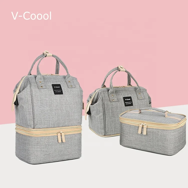 

V-coool Hot sale cooler backpack bag convertible baby diaper bag cheap diaper bags Oem
