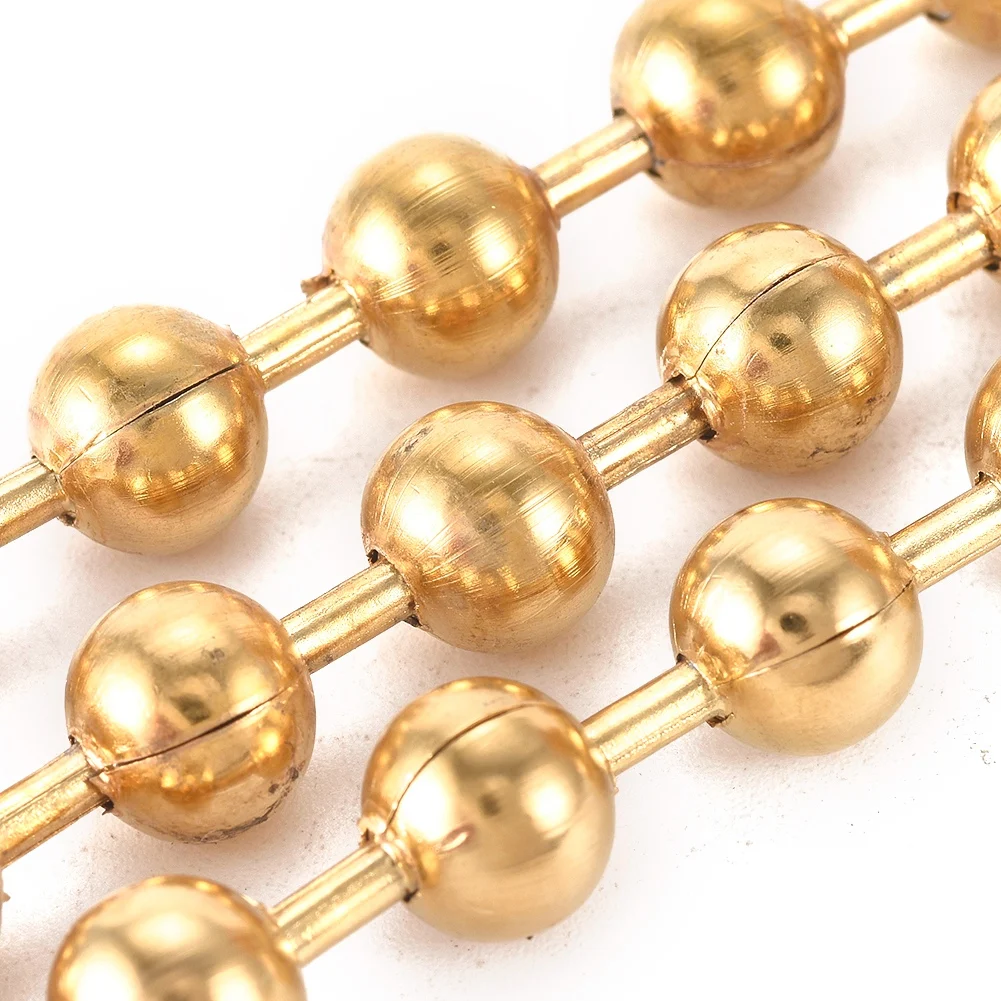 

PandaHall 304 Stainless Steel 8mm Golden Ball Chains