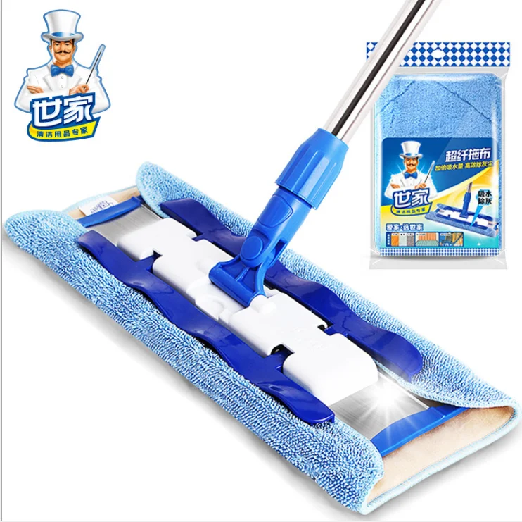 

Professional Microfiber Mop for Hardwood Tile Floor Cleaning Reusable Flat Mop Pads and 1 Dirt Removal Scrubber, Customized color