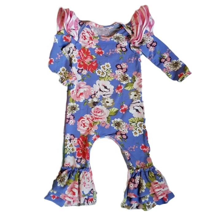 girls blue playsuit