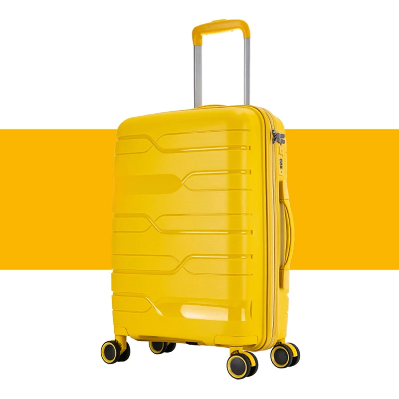 

20/24/28 inch black white custom 3pc trolley suitcase luggage set with trolley, Customized color