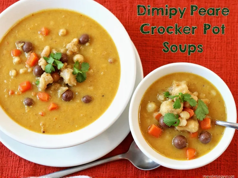 Crock Pot Soups: Best Practices and Recipes