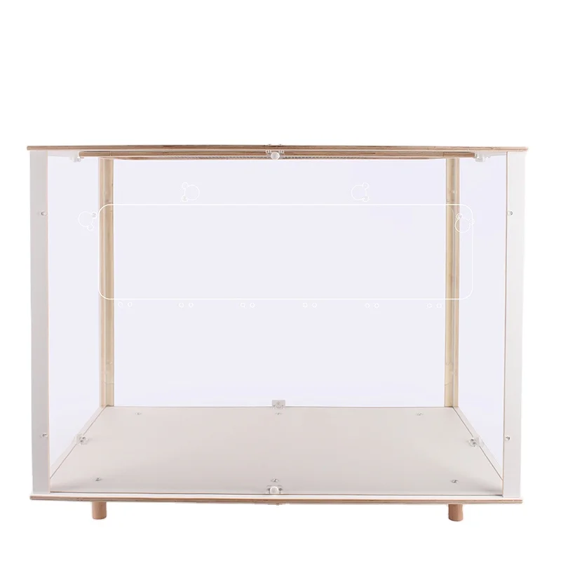 

The factory sells fully transparent acrylic natural solid wood hamster cages