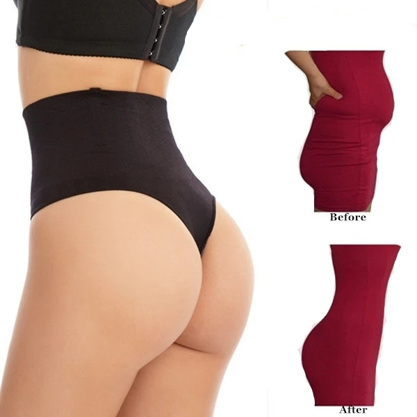 

Women Shapewear Panties Thong Buttstock Lifter Body Shaper Sexy Underwear Slimming Pant Girdle Tummy Control Thong Panties Brief