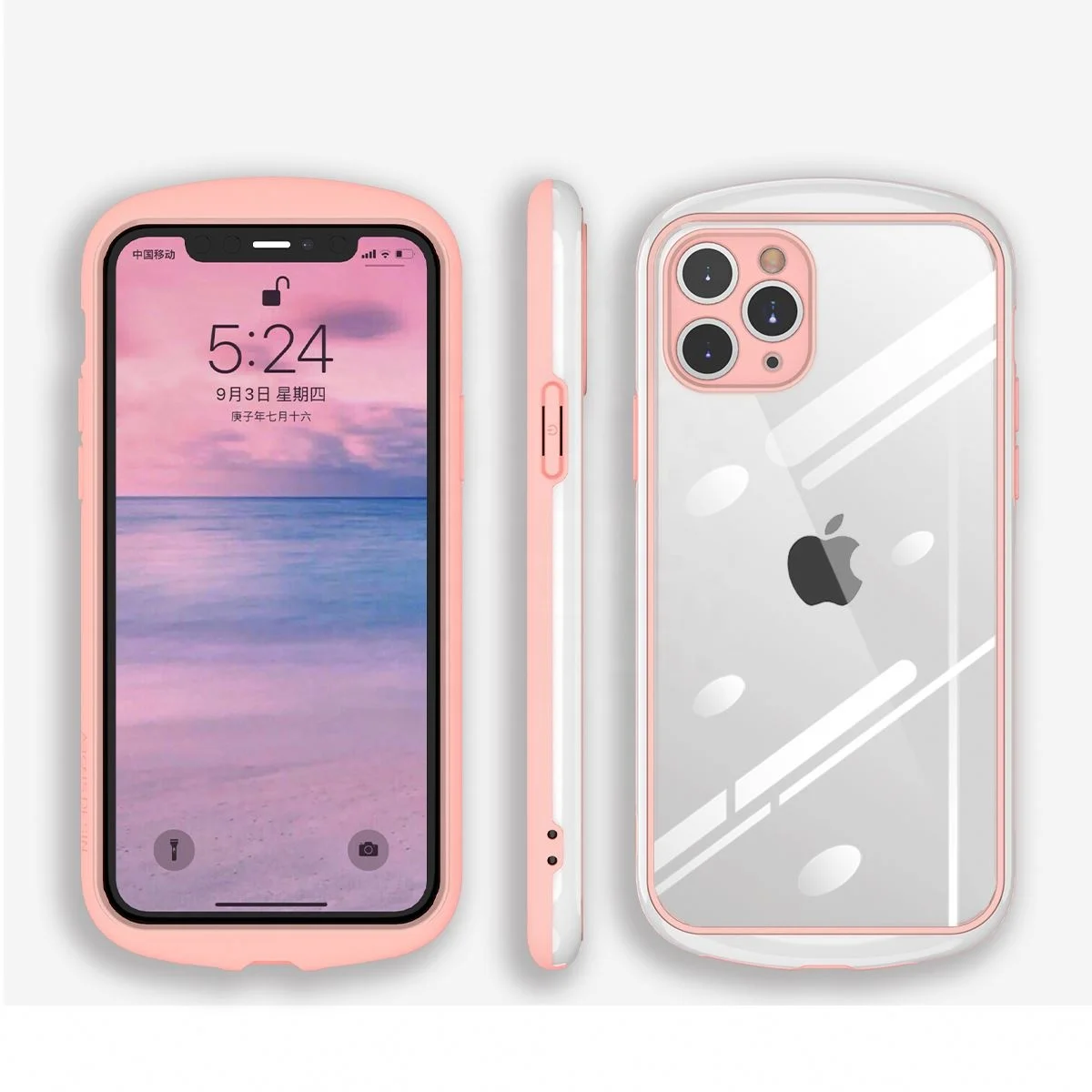 

Clear Tpu Phone Case Double Colors Luxury Wholesale Cover In Bulk Mobile Cell For Iphone 11 Pro, 5 colors