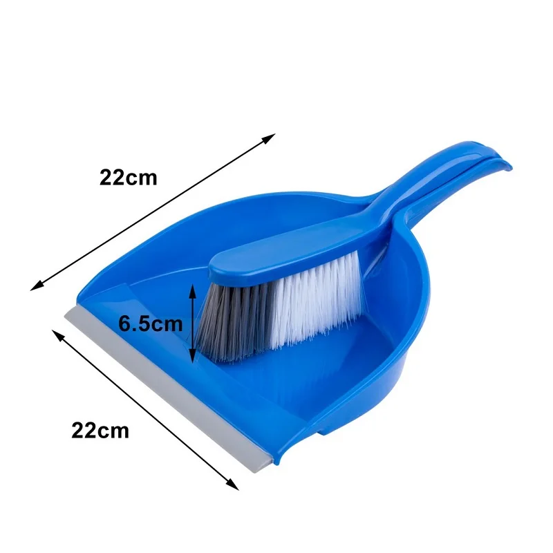 Long Bristle Brush And Dustpan Sets For Cleaning Table And Windows