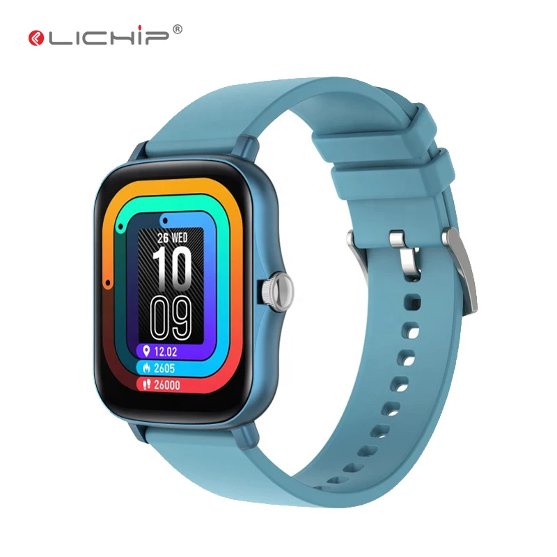 

LICHIP L130 w26 smart watch 12 reloj inteligente relojes temperature relogio montre smartwatch IWO w26M plus serie 6 seri, Pink,black,purple,blue,green