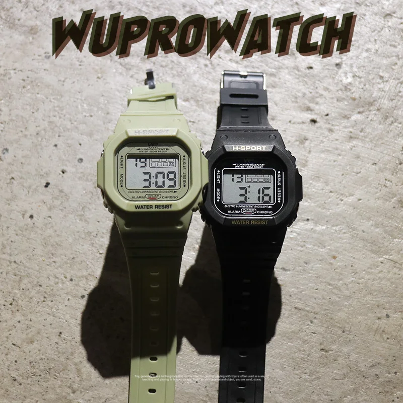 

Wupro Copter custom watch movement sport watches for men waterproof square shape watch, Customized colors