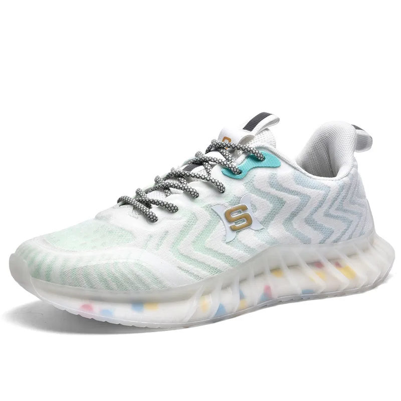 

2021 summer new casual sports men's running large size breathable travel lightweight running shoes trendy shoes