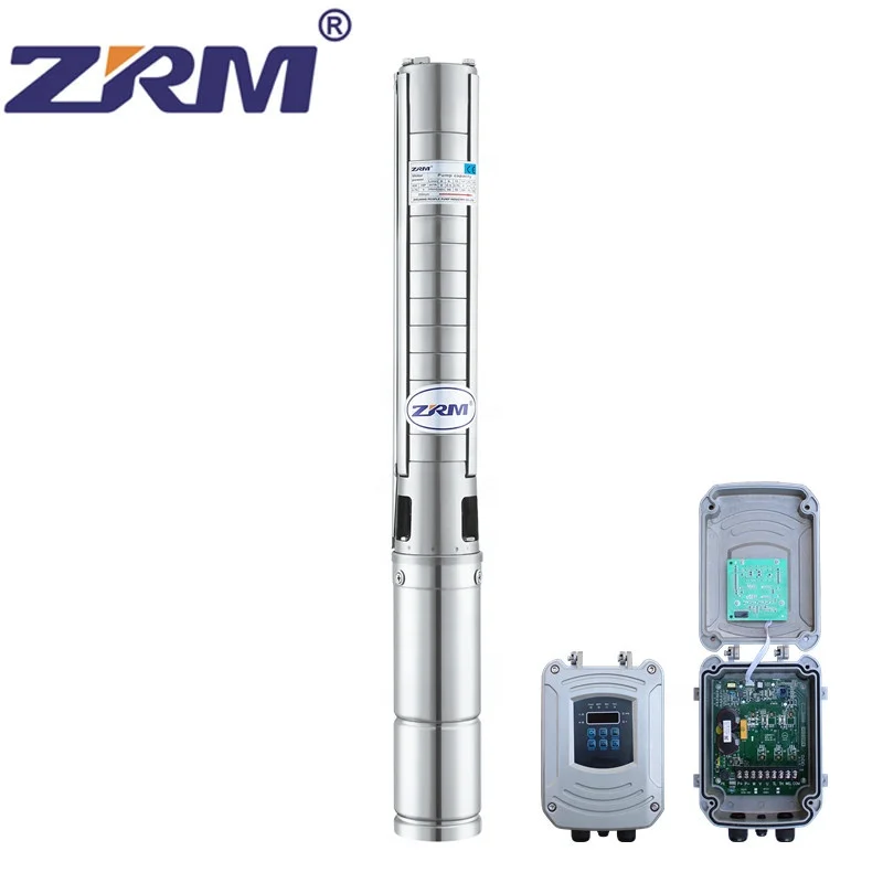 
Water Supply 3 Inch dc Solar 48V Submersible Deep Well Pump Borehole Pumps 