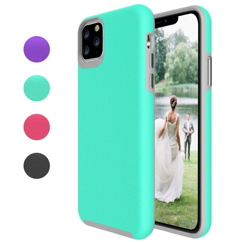 

Shockproof Bumper Anti Fall Slip Case For Google Pixel 4 4xl 3A 3AXL 3 3XL XL Armor Hard Pc Soft Tpu Rubber Silicone Phone Cover, As pictures
