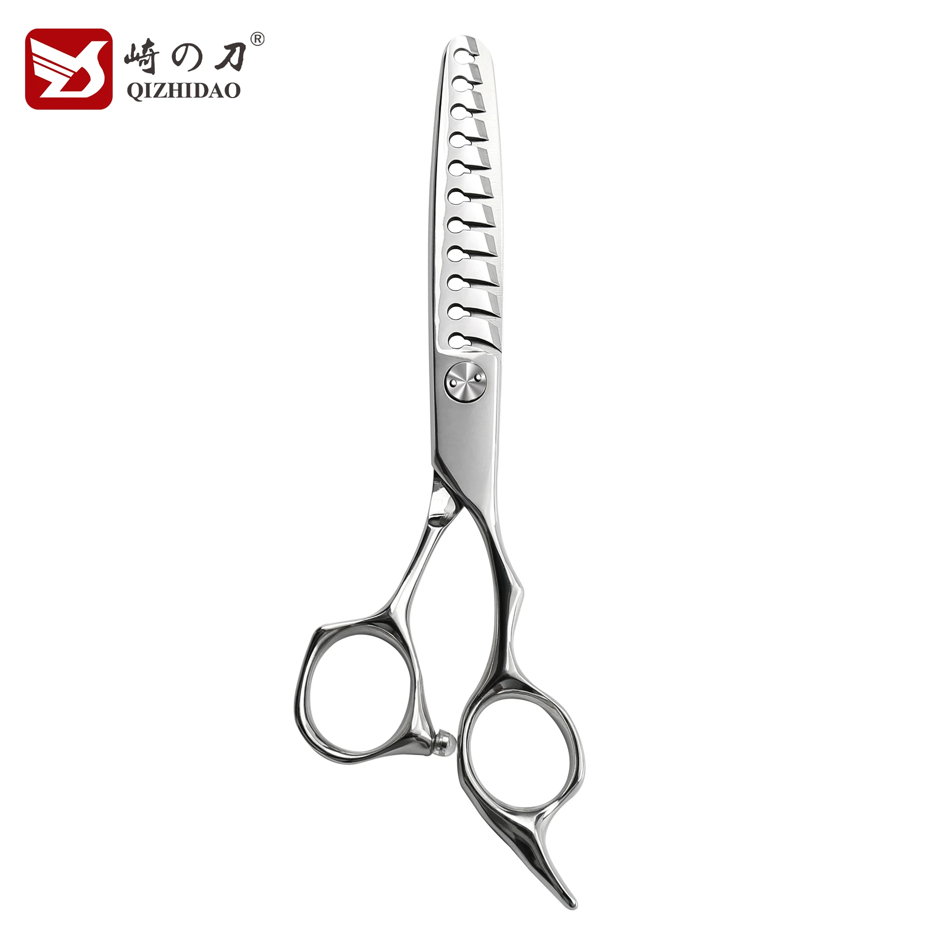 CNC Best Chunker Barber Scissors Double Sides Teeth Texturizing Hair Thinning Scissors Shear Professional Hairdressing Scissors