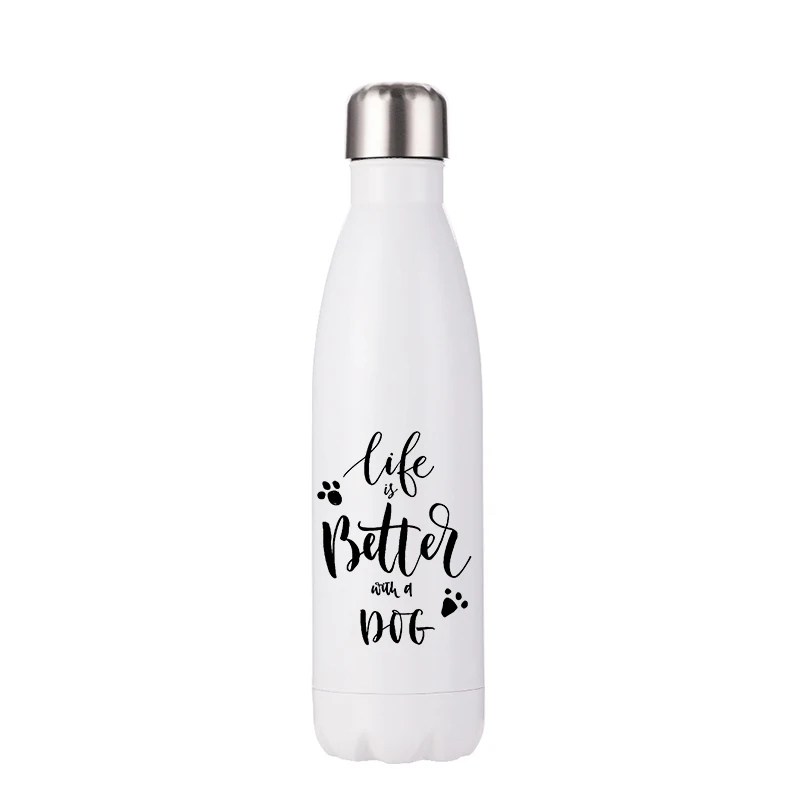 

High Quality Double Walled Vacuum Bottle Custom Water Bottles Dropshipping Low MOQ