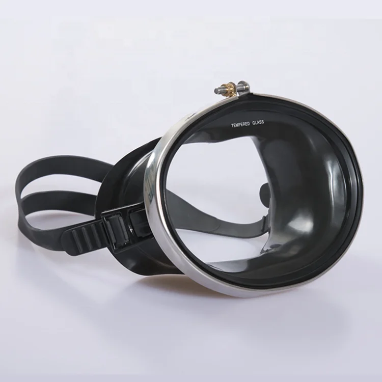 

Anti-fog free diving PVC mask scuba Oval snorkeling fishermen's mirror