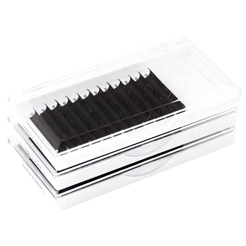 

High Quality Song Lashes Ellipse Flat Root Soft Individual Lashes Eyelash Extension, Black