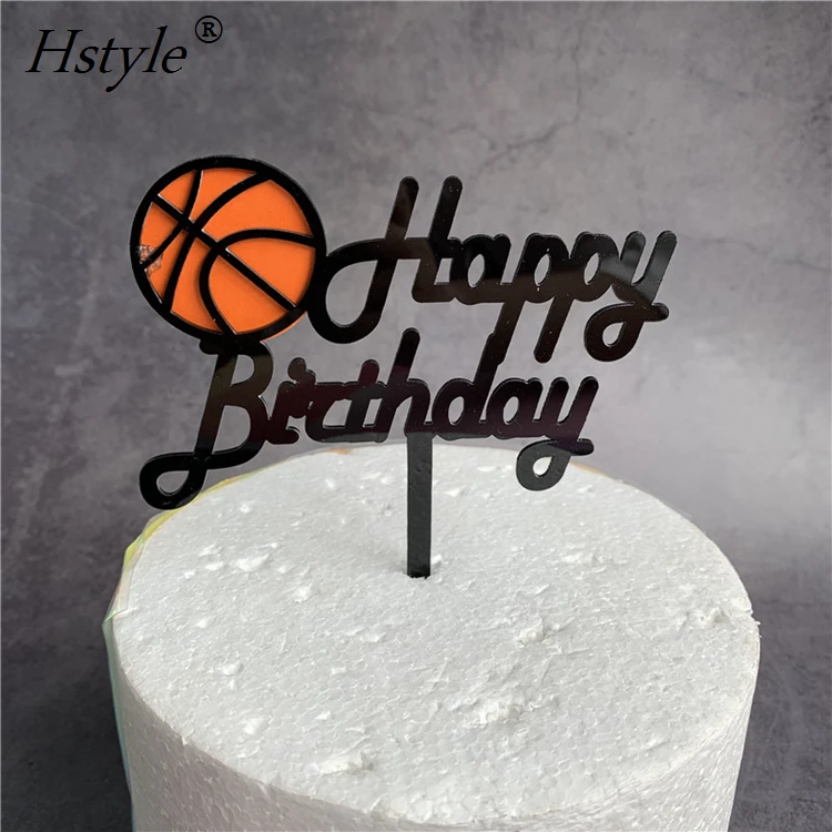 Decoration De Gateau D Anniversaire En Acrylique Fournitures Decoratives Pour Fete A Theme De Basket Ball Pour Gateau Buy Bricolage Joyeux Anniversaire Avec Theme De Basket Ball Et Acrylique Gateau Topper Gateau D Anniversaire Fournitures Decorations