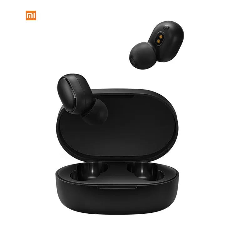 

Original Earphones Xiaomi Redmi AirDots 2 True Wireless Earphone with Charging Box Earphone & Headphone, Black