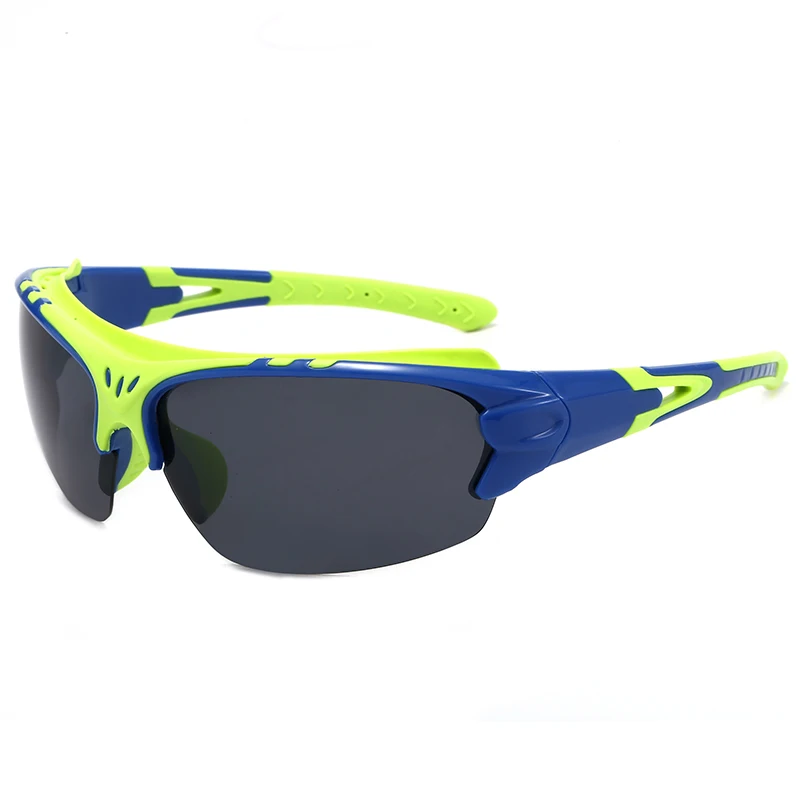 

Full mirror color customizable outdoor Fishing sunglasses unisex fashion Cycling sports glasses, Multicolor