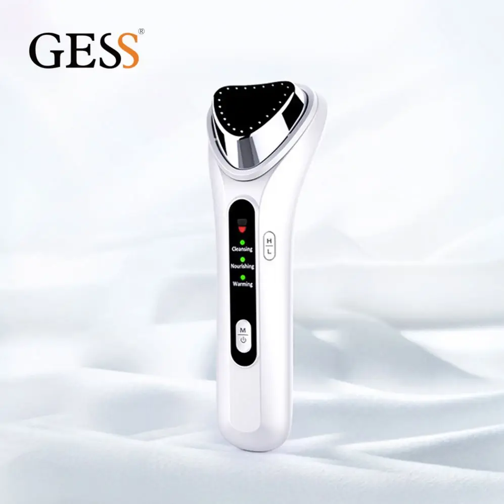

Factory Supplying Rotating Ems Rf Home Use Beauty Care Device, Black, white,red