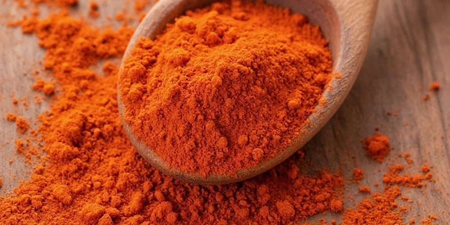 Classic red Gebhardt Chili Powder jar