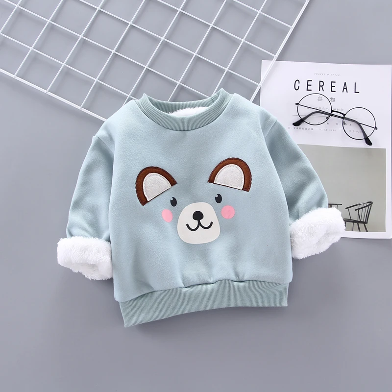 

Winter Infant Kids Boys T-shirt Hooded Clothes Baby Boy Tops Clothing Hoodies