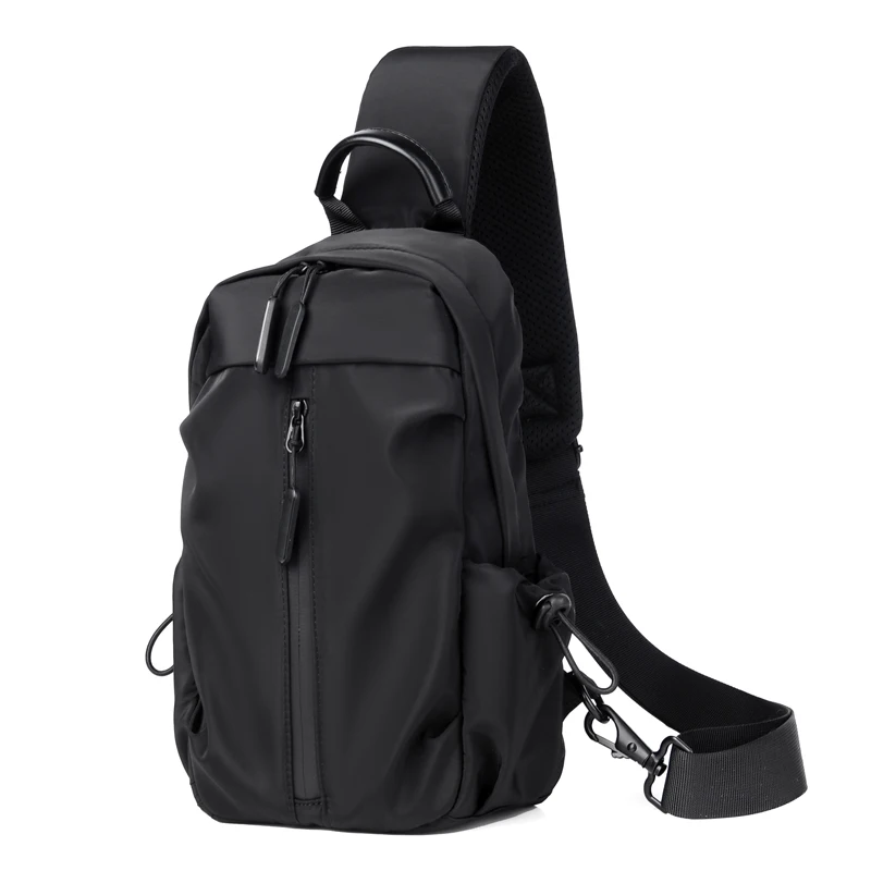 

High Quality leisure business waterproof Single Shoulder Cross Body Bag messenger chest bag for men