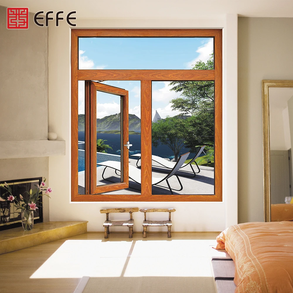 aluminum frame picture casement Windows commercial grade manufacturer casement window detail prices sizes