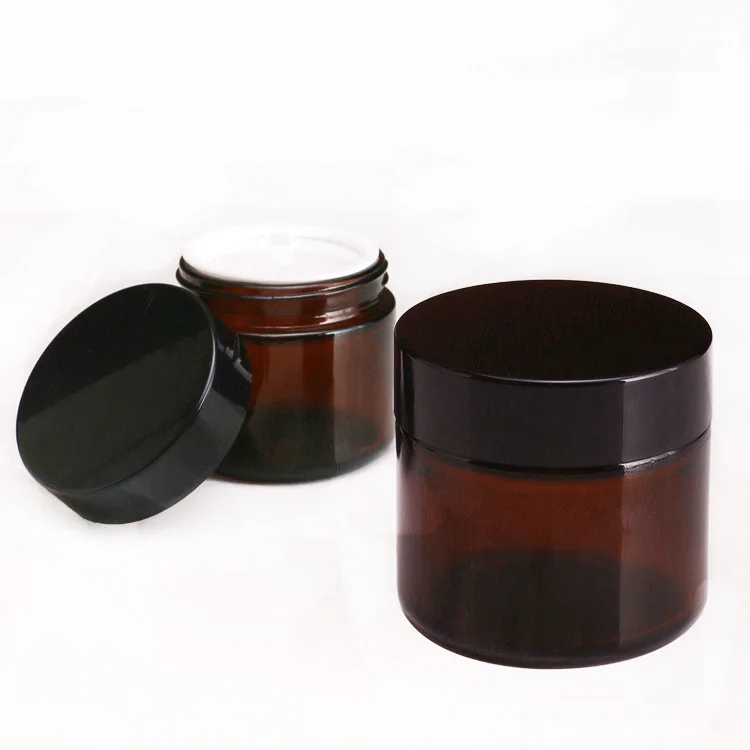 10ml 15ml Clear Frosted Glass Cream Jar With Gold Lids And Screw Cap For Face Cream Container