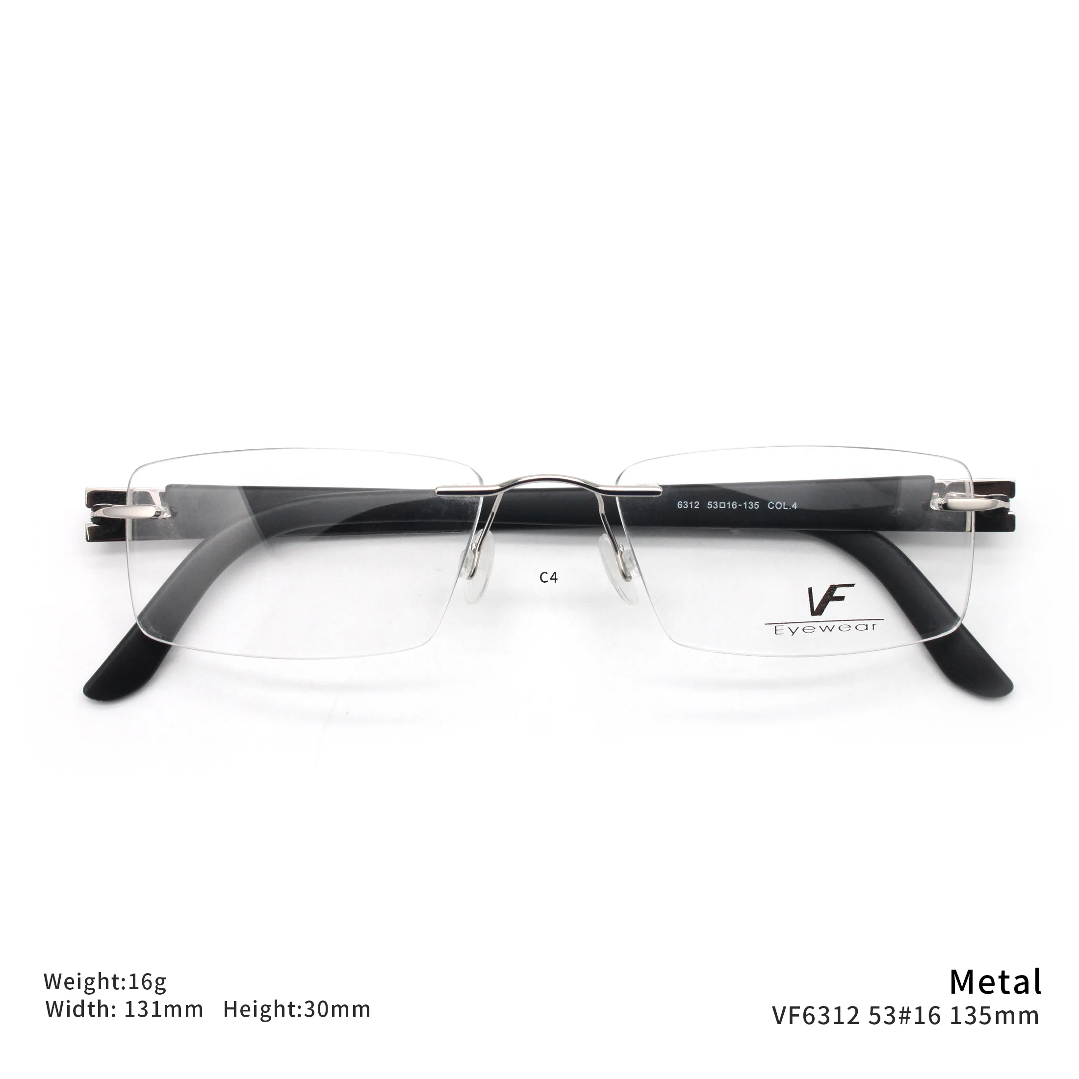 

Top-ranking High quality in promotion series Metal frame rimless glasses frames