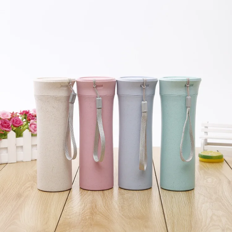 

Bpa Free Eco Friendly Biodegradable Plastic Wheat Straw Sport Water Bottles For Wheat Fiber Plastic Cup Mug, Customized