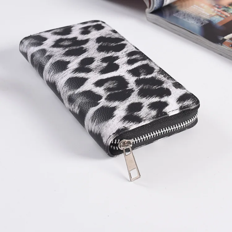 

Fashion leopard print ladies handbag purse envelope clutch hand bag