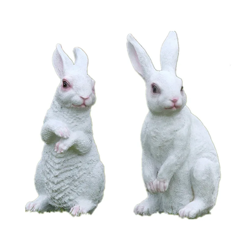 

Silicone Resin Molds Craft Jardin Sculptur Rabbit Resin Craft Statue Molds Garden Sculpture, Picture