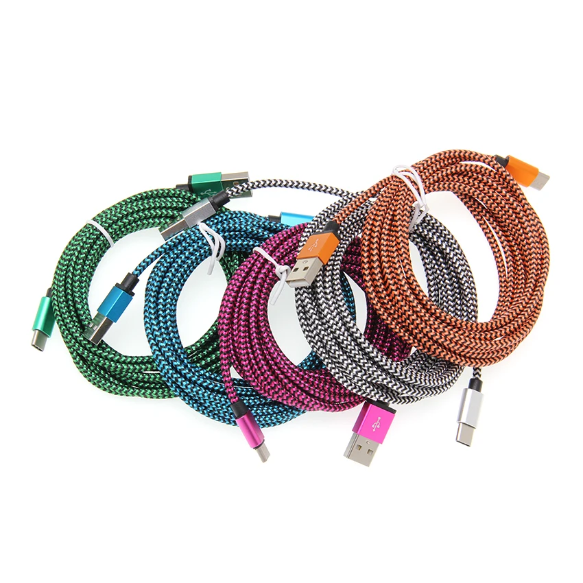 Type C USB Cable Fast Charge Wire Cord 1M USBC Cable for Xiaomi K20 Samsung Oneplus 7 Pro Mobile Phone USB-C Charger - ANKUX.COM