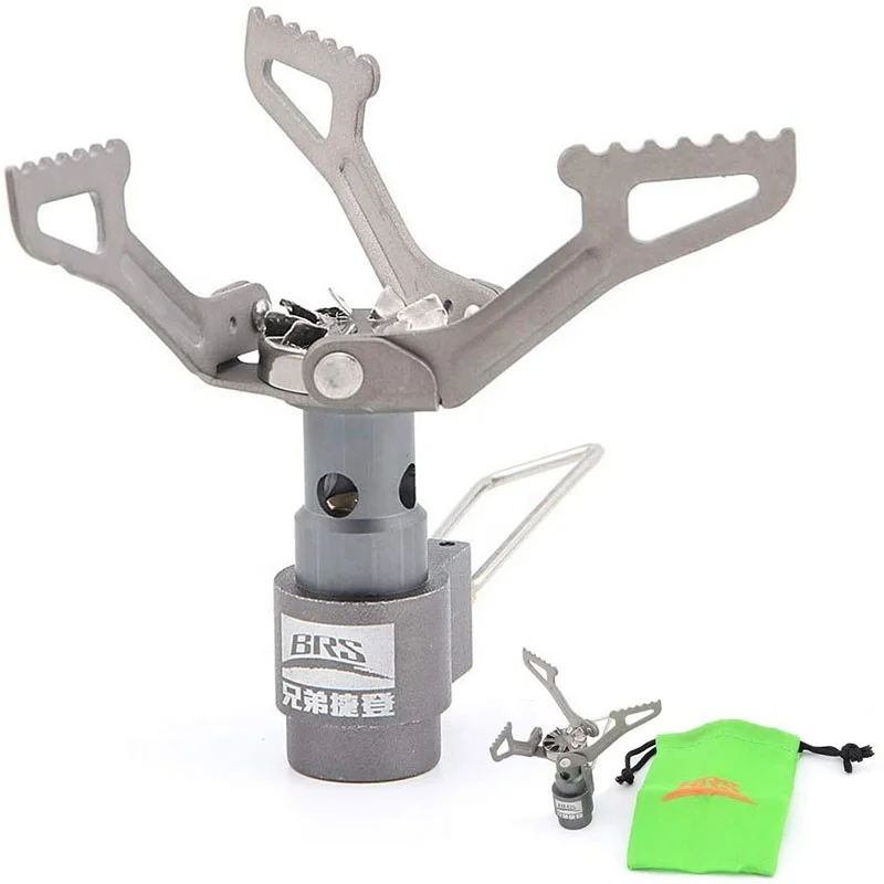 

Ultralight Portable BRS Hiking Gas Burner Outdoor Mini Pocket Camping Gas Stove