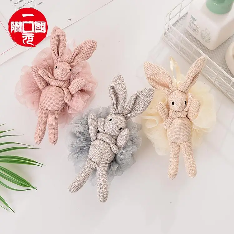 

New Colorful Body Exfoliating Bath Ball Loofah Shower Sponge Foam Ball Net Bath Brushes Sponge