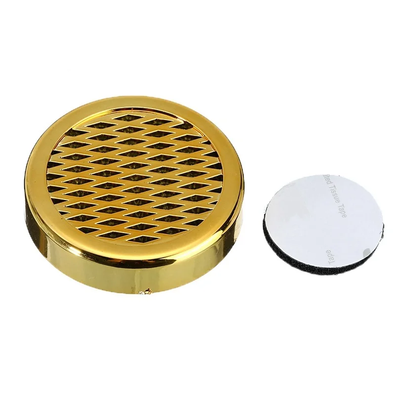 

Round Plastic Cigar Humidifier Portable Humidor Gadgets 3 Color Plastic Cigarette Cigar Humidifier Smoking Accessories 55mm*12mm, Gold/ black/ silver