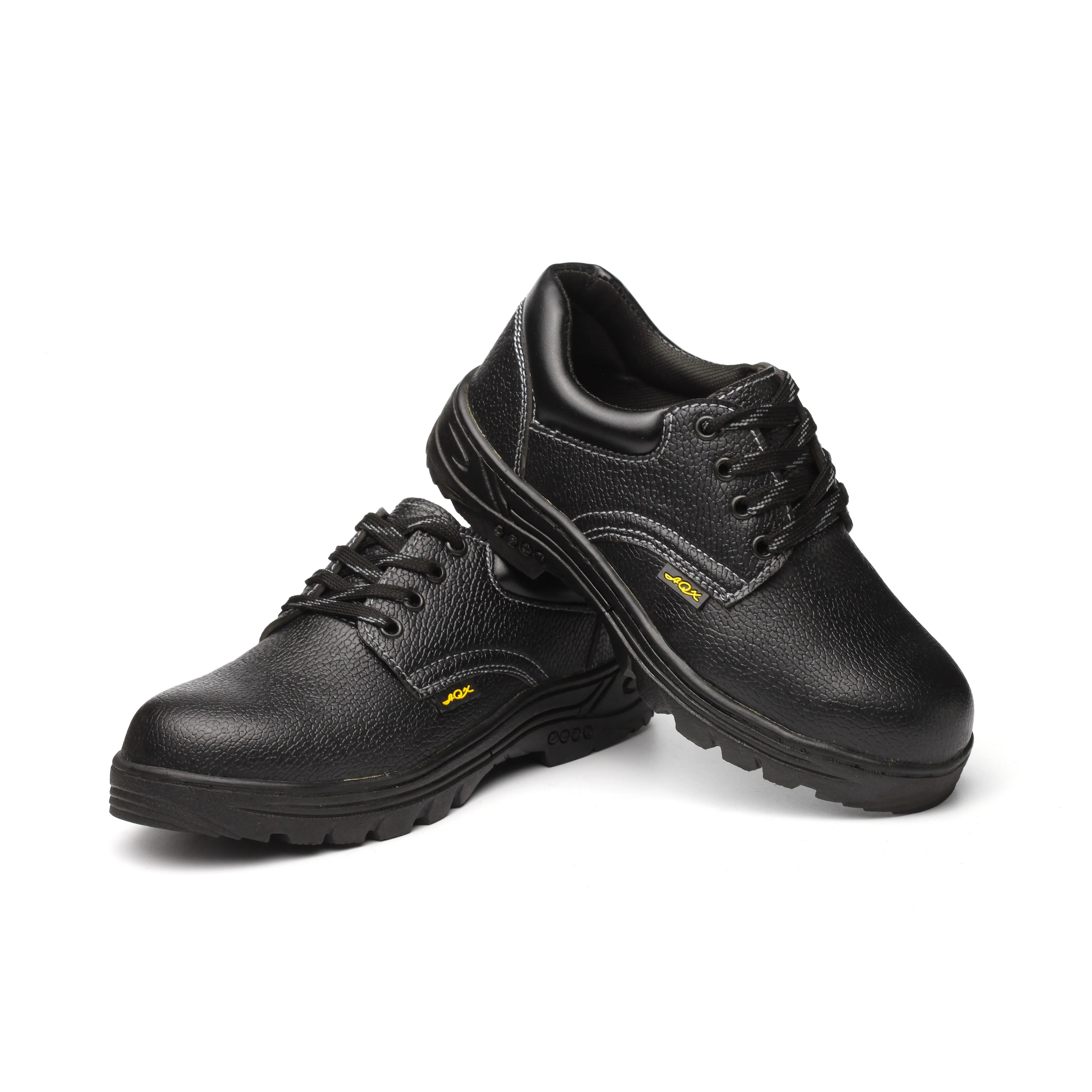 

Genuine Leather Steel Toe Safety Shoes Industrial Protective Work Boot