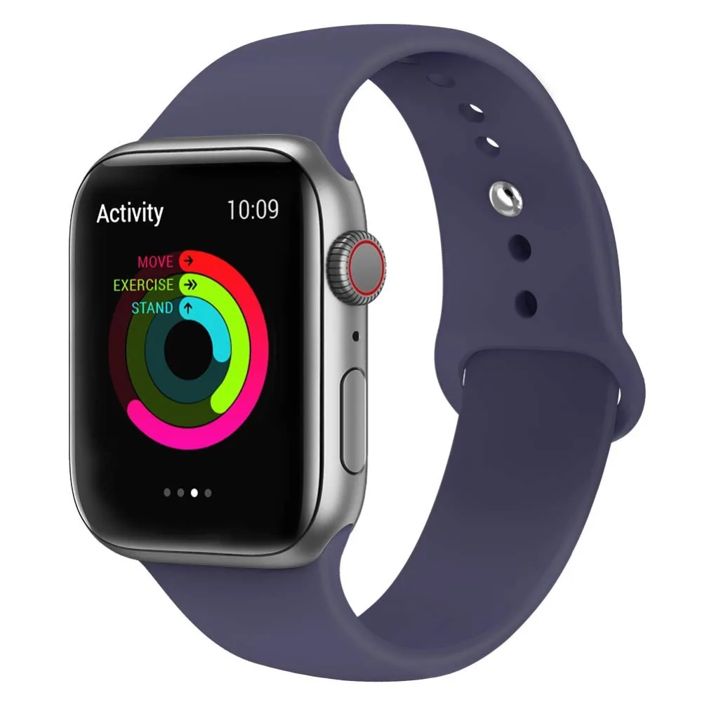 

TPU Silicone Watch Band For Apple Watch 38mm 42mm Sports Bracelet Belt Strap for iWatch Series 4 3 2 1 40mm 44mm Wrist bands, Black/red/blue/pink/green