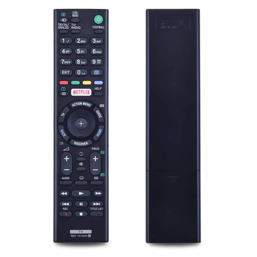 

Free Ship Replacement Remote Control for Sony Bravia Smart TV with Netflix Universal Controller RMT-TX100U RMT-TX100D