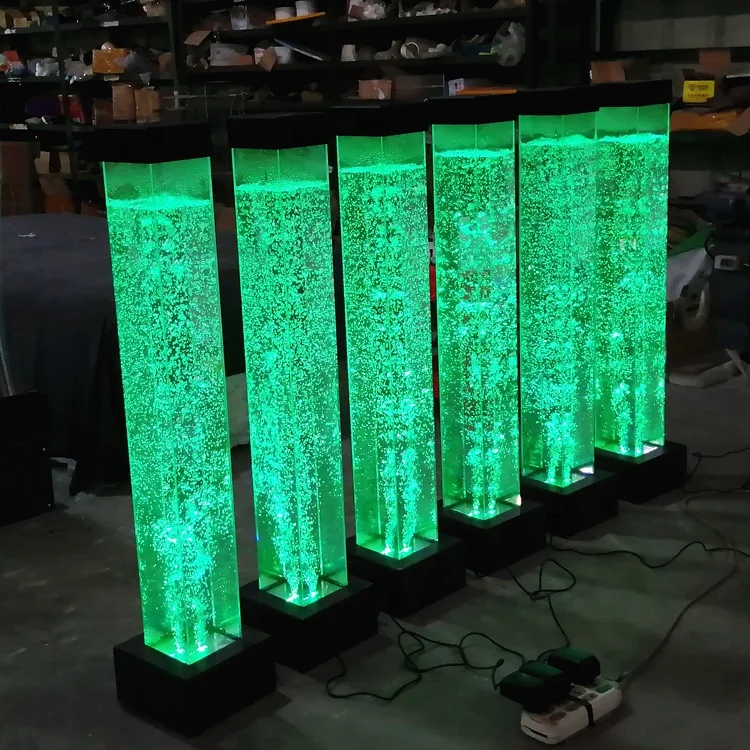 

Christmas decoration mini 16 colors changing fish tank aquarium water bubble column lamp, 16 changing colors