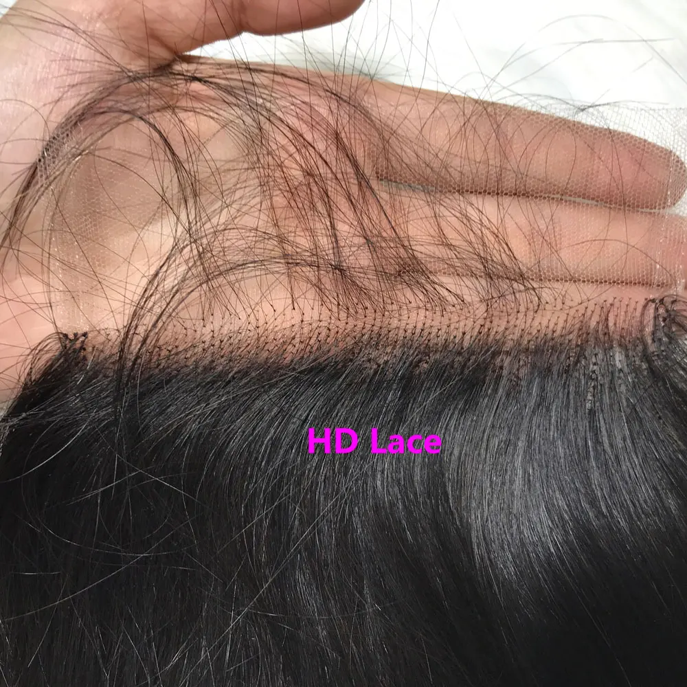 

Wholesale virgin hair vendors 10A Grade virgin cuticle aligned hair hot sale 5x5 HD Lace closure