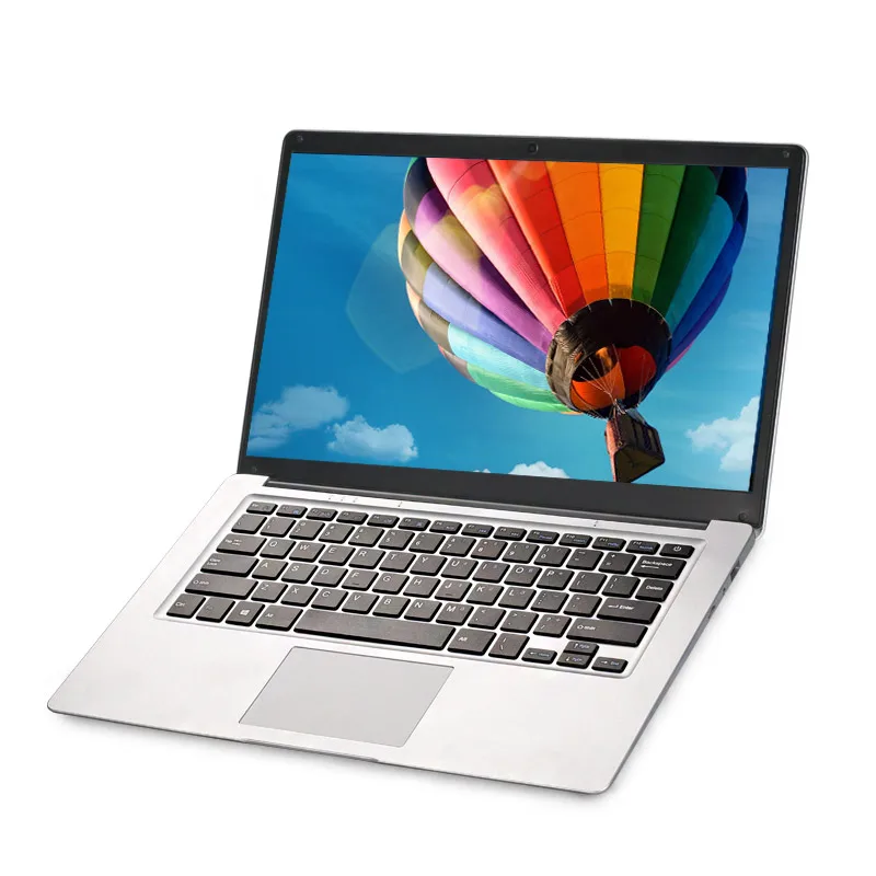 

13.3 inch ultra slim laptops with 64GB EMMC 4gb ram 2 in one touchscreen laptop computer with 78 keys keyboard, Sliver