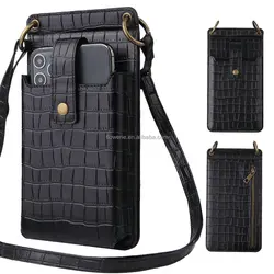 Phone case for girls Fashion embossed crocodile le