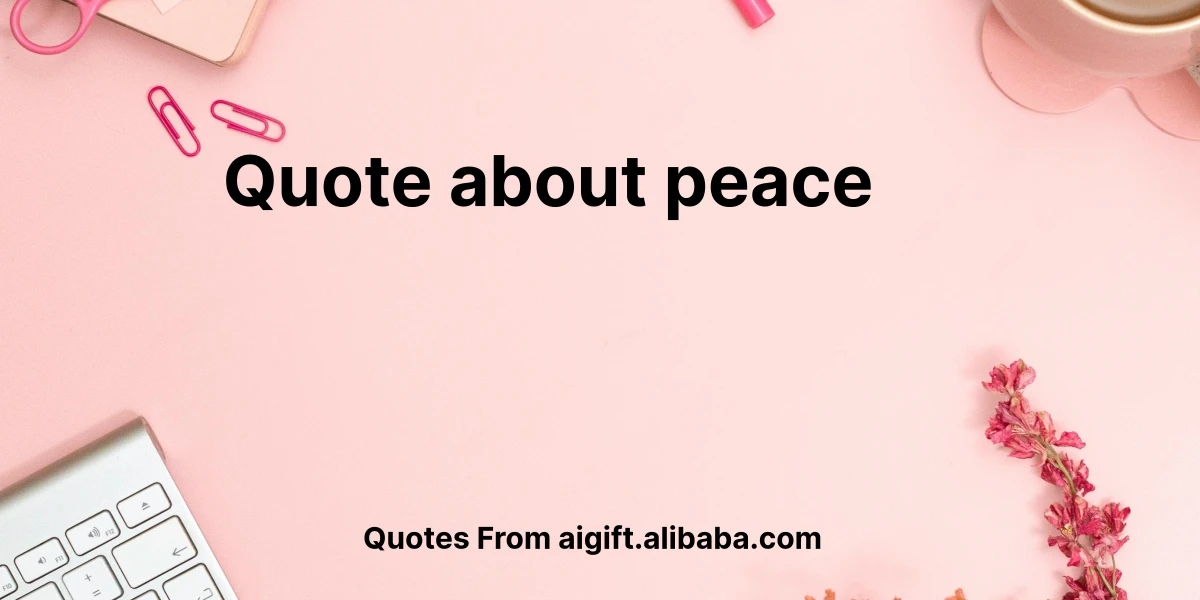 quote about peace