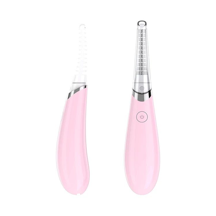 

Makeup Applicator Eyelash Comb Curlers Pink Mini Fast Heated Eyelash Curler